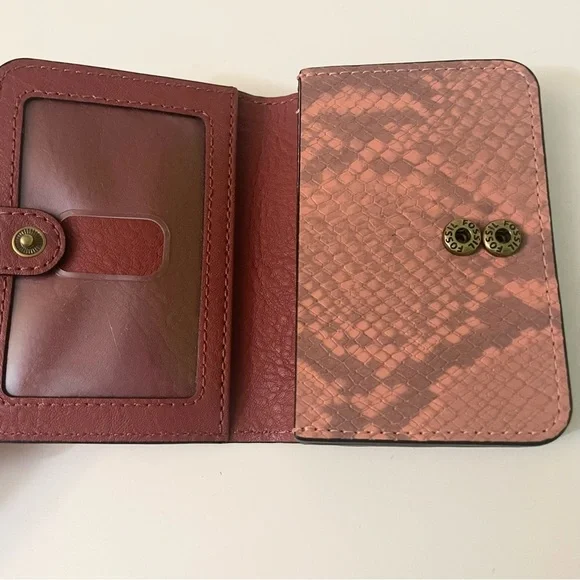 Fossil Snake Print Pattern Small Wallet - Picture 14 of 16